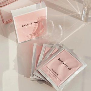 NEW  BeautyBio Bright Eyes Depuffing and Brightening Eye Gels ~ Box of 8 Pairs